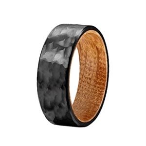 Pillarstyles Titanium Whiskey Barrel Ring